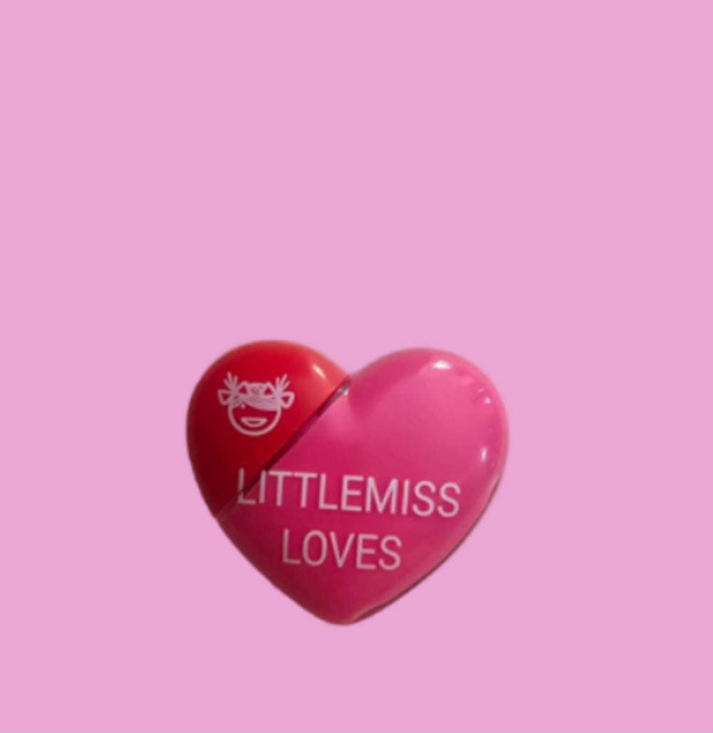 Little Miss Loves Heart Shaped Lip Gloss