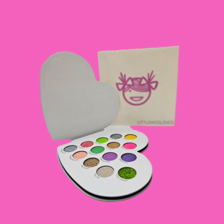 Little Miss Loves Heart Shaped Eyeshadow Palette