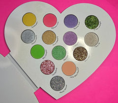 Little Miss Loves Heart Shaped Eyeshadow Palette